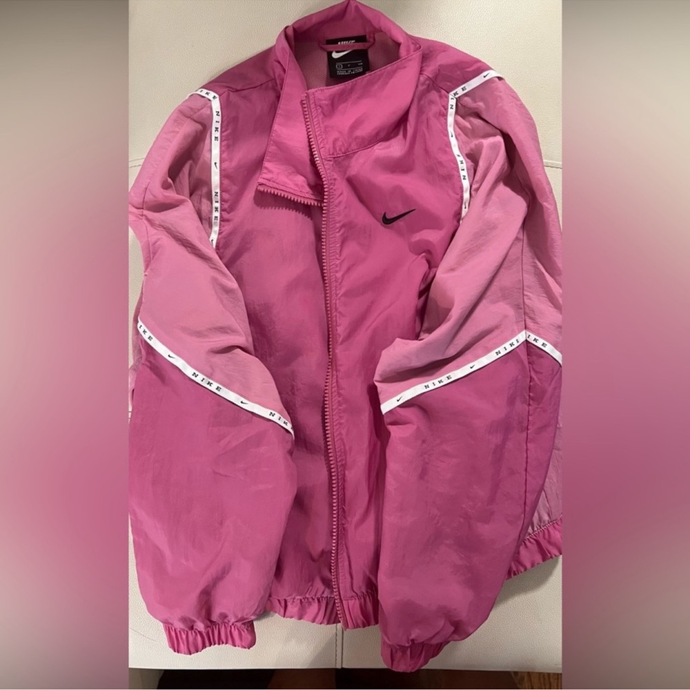 Nike Women's Two-Tone Pink Bomber Jacket
